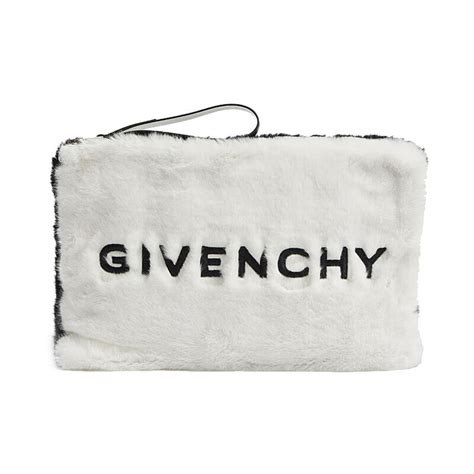 givenchy fur clutch|givenchy purses.